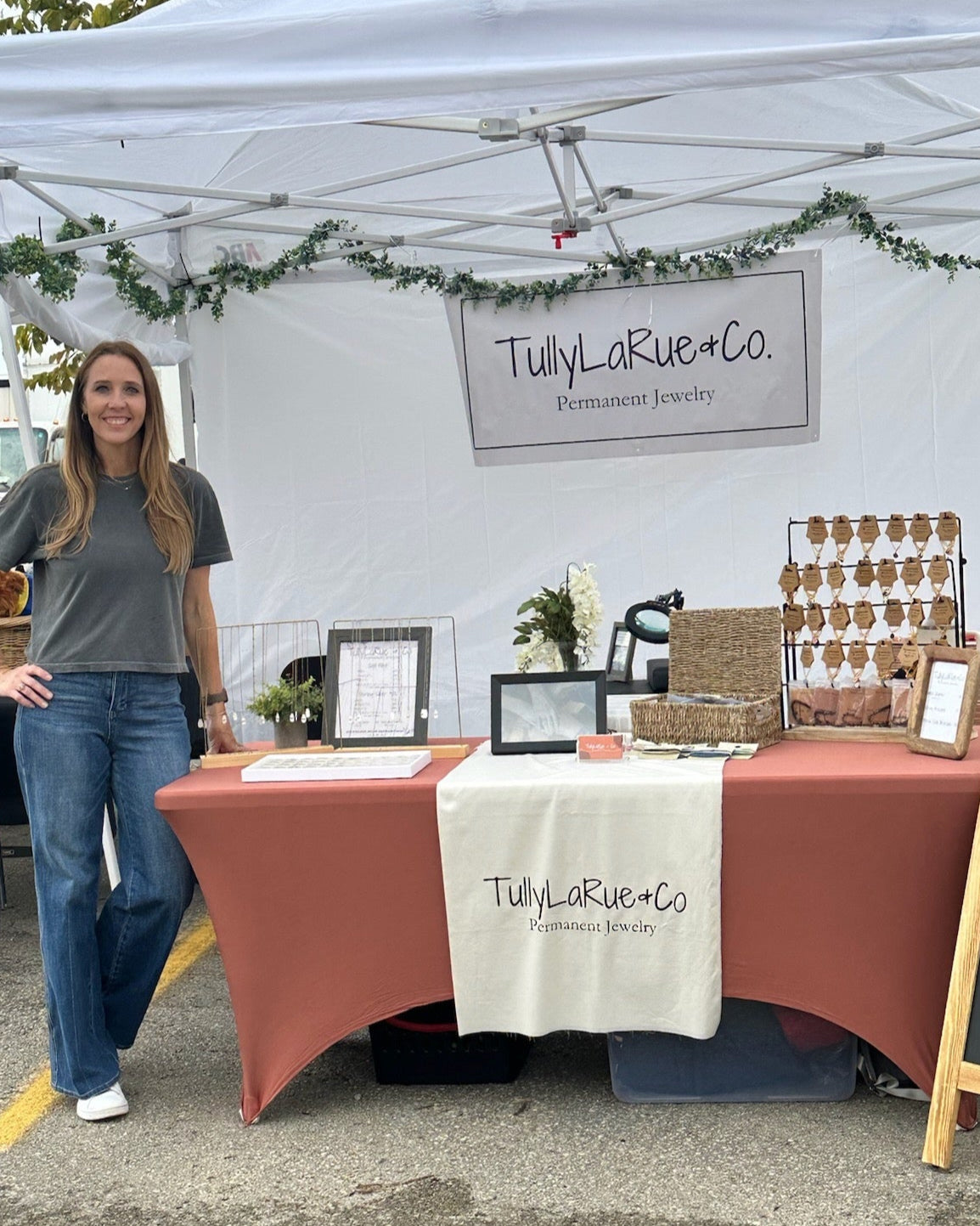 TullyLaRue Booth Set-up at an Event